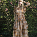 Lottie Skirt in Caramel Mocha by Minkie Studio