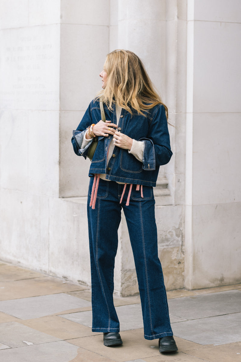 Pink Bows Cardigan by the Amateur Weather Observers