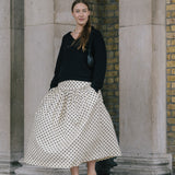 Emily Polka Dot Midi Skirt
