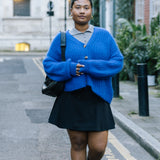 Grey Knitted Polo Top by Albaray