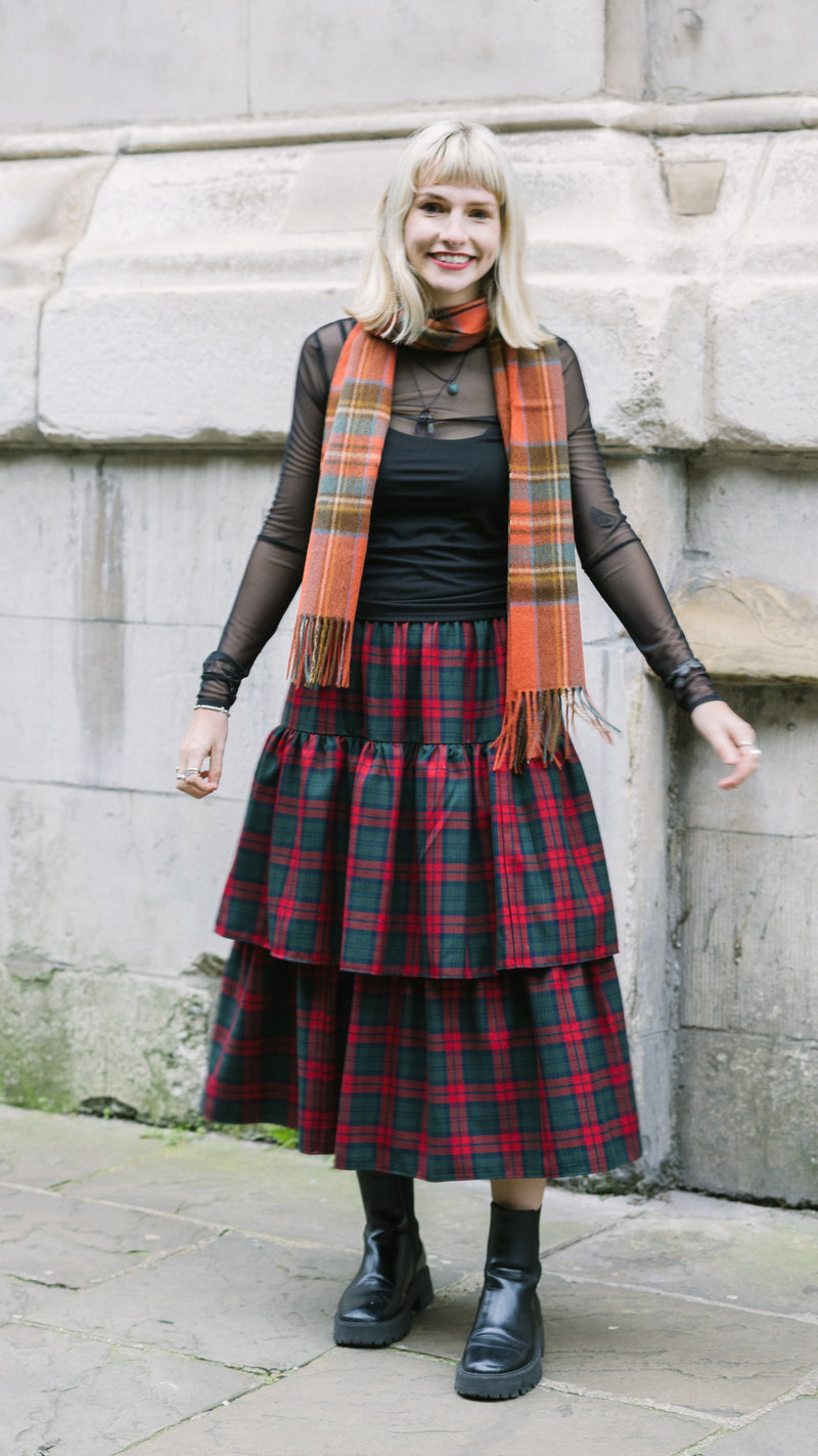 Lottie Tartan Skirt by Minkie Studio