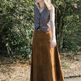 Iris Waistcoat in Leopard Check