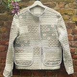 Chloe Jacket in Sage Patchwork