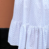 Rosa Skirt in White Broderie