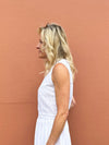 Havana Top in White Broderie by The Well Worn