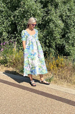 Gaia Dress in Beautiful Floral Print by Freya Simonne