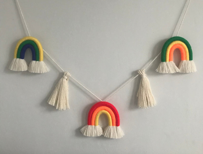 Handmade Rainbow Garland