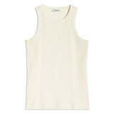 Cream High Neck Vest