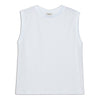 White Cotton Tank Top