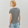 Stripe Roll Back T Shirt