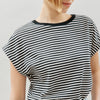 Stripe Roll Back T Shirt