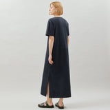 Woven Mix Column Dress