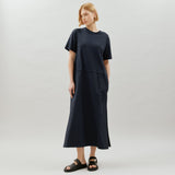 Woven Mix Column Dress