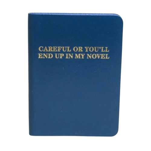 Foil embossed A5 leather bound journal.  Handmade in Scotland.   Available in Navy Blue.