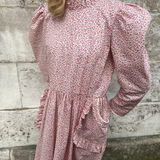 SAMPLE Annie Ruffle Neck Midi Dress