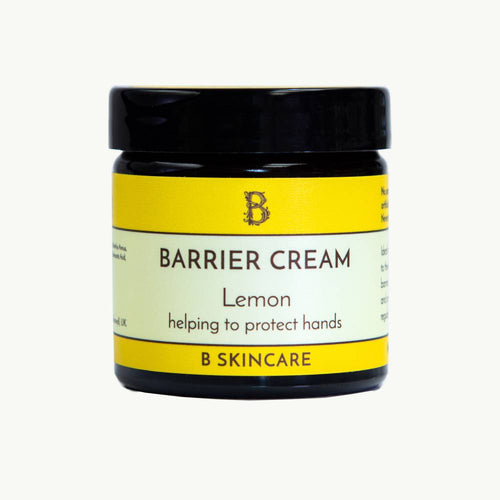 Lemon Barrier Cream by B Skincare. The perfect gift for anyone whose hands are exposed to the elements or washed regularly, this waxy cream acts as a barrier, helping to prevent ground in dirt and protect hands. Loved by gardeners, nurses, farmers and all hard-working hands. 60ml