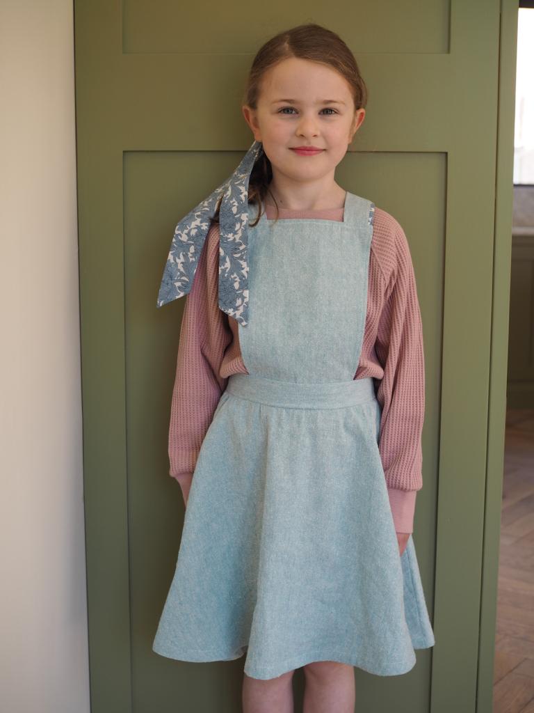 Girls Pinafore Dress by The Pigeon and The Wolf
