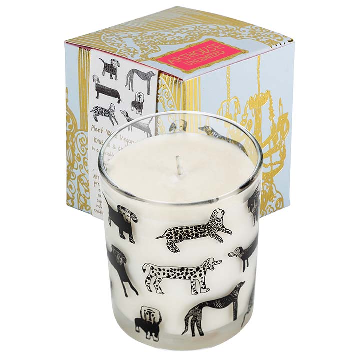 Dogalicious Scented Organic Candle (Rhubarb & Ginger)