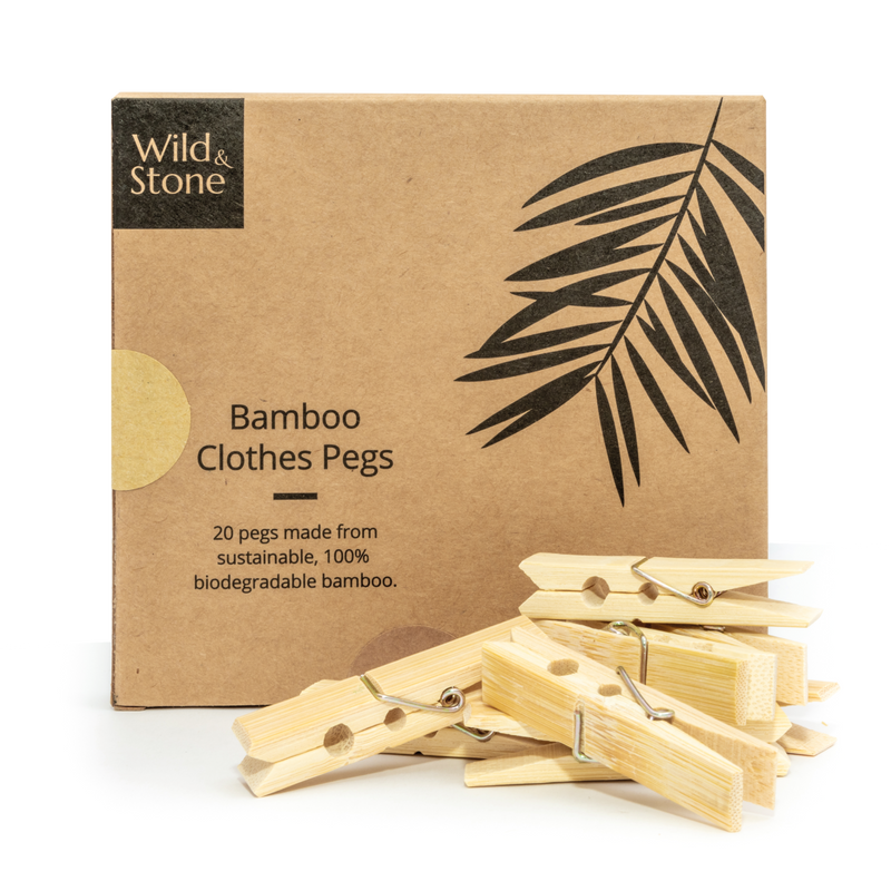 Biodegradable Bamboo Pegs 20 Pack