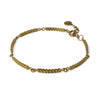Demeter Bar Link Bracelet Gold by Cara Tonkin