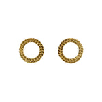 Demeter Medium Stud Earrings Gold by Cara Tonkin