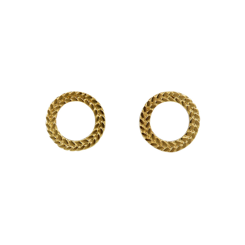 Demeter Medium Stud Earrings Gold by Cara Tonkin