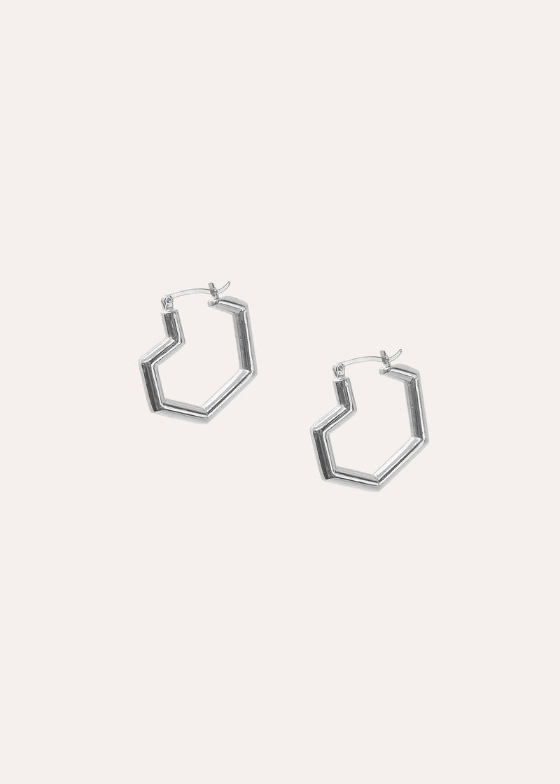 DARYL SMALL HOOPS Sterling Silver