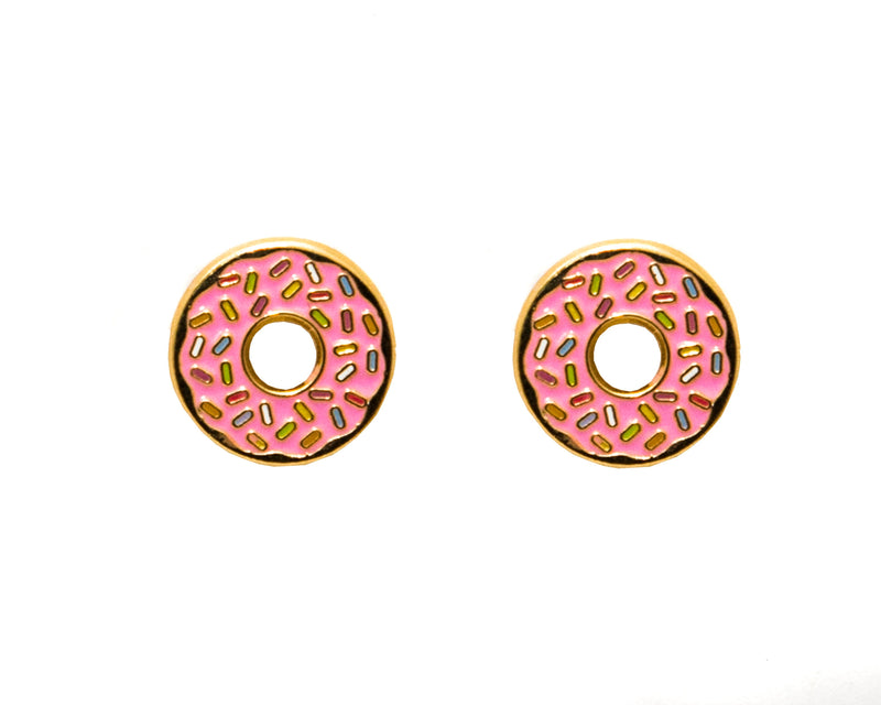Doughnut Enamel Earrings by Acorn & Will