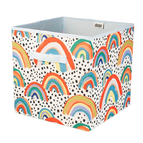 Rainbow Square Storage Box by Eleanor Bowmer