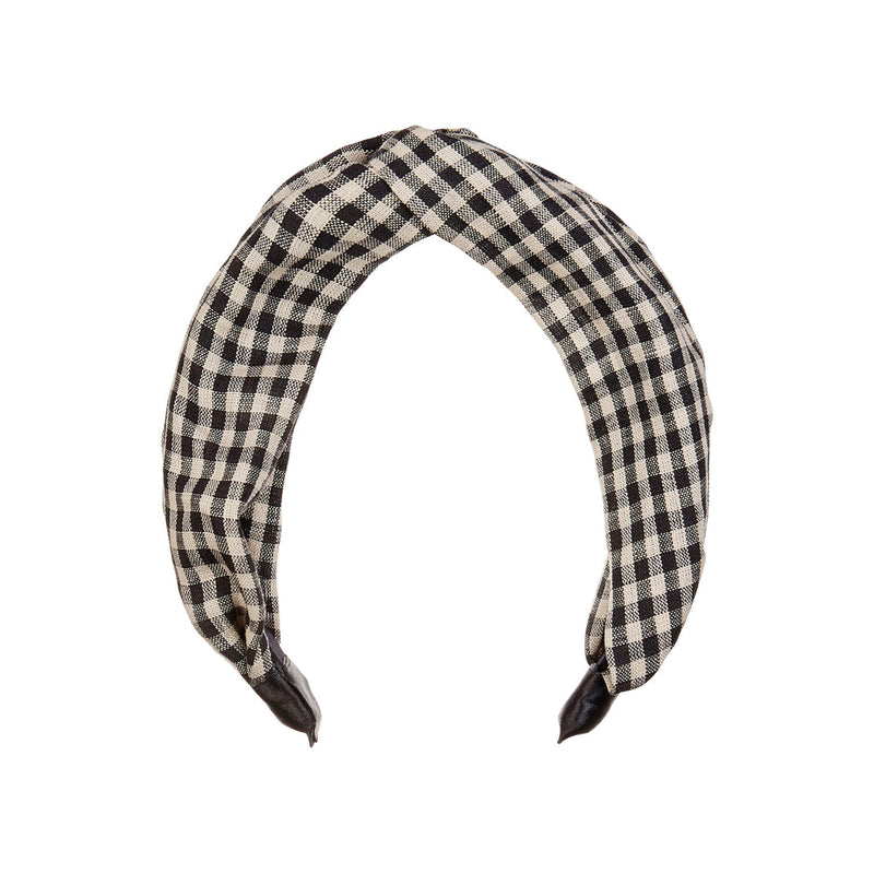 Extra Wide Gingham Alice Band by Mimi & Lula