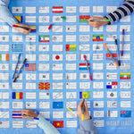 World Flags Tablecloth – Colour & Learn by eatsleepdoodle