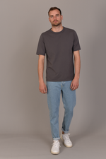 Organic Cotton T-Shirt in Dark Grey