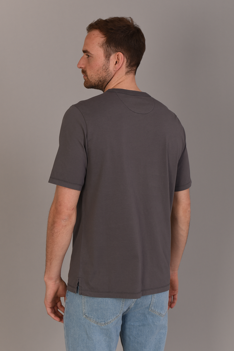 Organic Cotton T-Shirt in Dark Grey