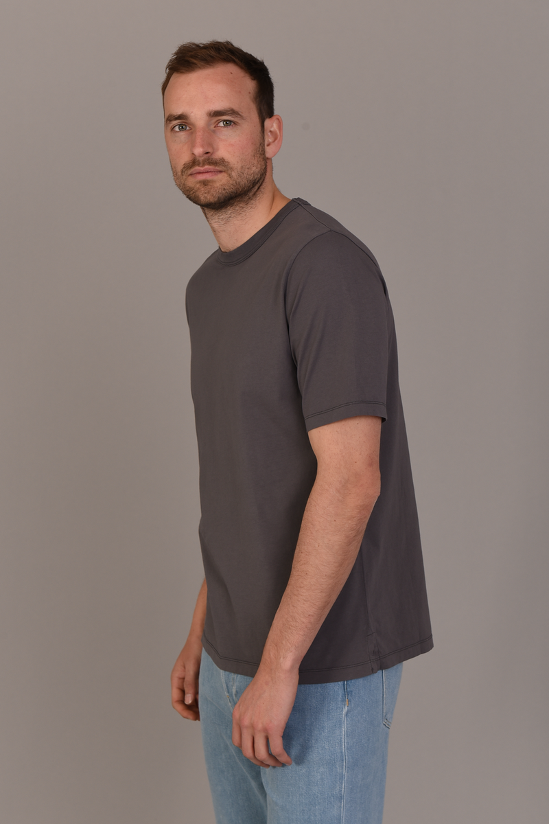 Organic Cotton T-Shirt in Dark Grey