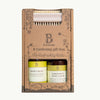 B Gardening Gift Box by B Skincare. Contains Gardeners Spearmint & Geranium hand scrub, soothing Lemongrass, Jojoba & Beeswax hand-cream and a hardy dual sided nail brush with natural, cactus bristles.