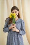 Gingham Market Dress by Justine Tabak
