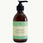 Rosemary & Geranium Gift Pack by B Skincare. This set contains a Geranium & Rosemary hand wash and hand cream in stylish, handy to use, pump action bottles. It contains geranium for its balancing properties, uplifting rosemary and nourishing beeswax.