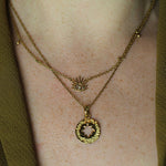 Haul Amulet Pendant made out of fairmined gold vermeil by April March Jewellery, sold by Percy Langley