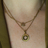 Haul Amulet Pendant made out of fairmined gold vermeil by April March Jewellery, sold by Percy Langley
