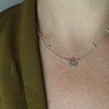 Haul Amulet Pendant made out of recycled silver by April March Jewellery, sold by Percy Langley 