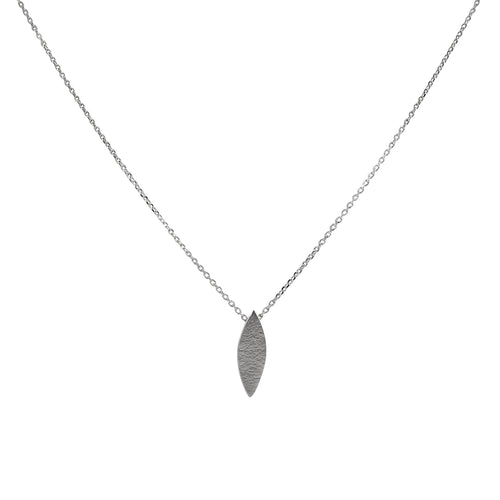 The Icarus Pendant Necklace by Cara Tonkin is a subtle yet striking wear everywhere piece of jewellery.  It is handmade in Brighton by the designer and is made from sterling silver.  Dimensions: The Icarus Pendant measures 6mm x 15mm on a 40cm/16” chain.
