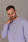 Organic Cotton Sweatshirt in Lilac