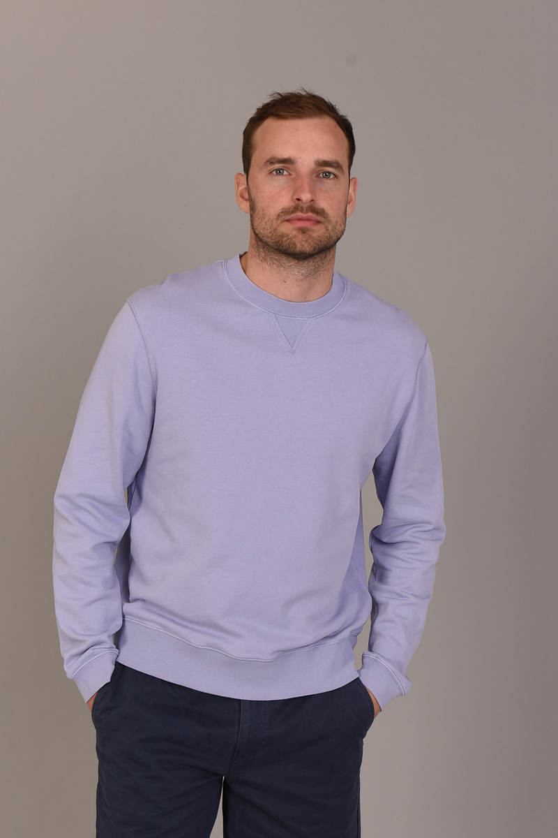 Organic Cotton Sweatshirt in Lilac