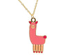 Llama Enamel Necklace by Acorn & Will