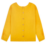 Roxane Linen Blouse - Marigold
