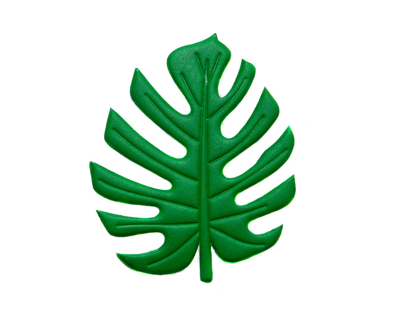 Monstera Leaf Leather Look Sticker by Acorn & Will