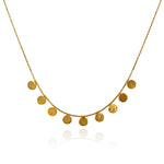Paillette Gold Necklace