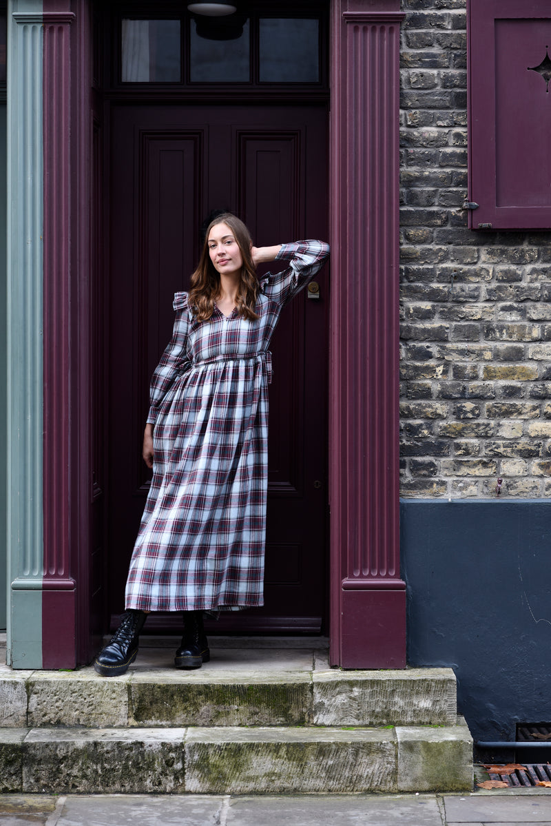 Jessica Tartan Dress by Minkie Studio