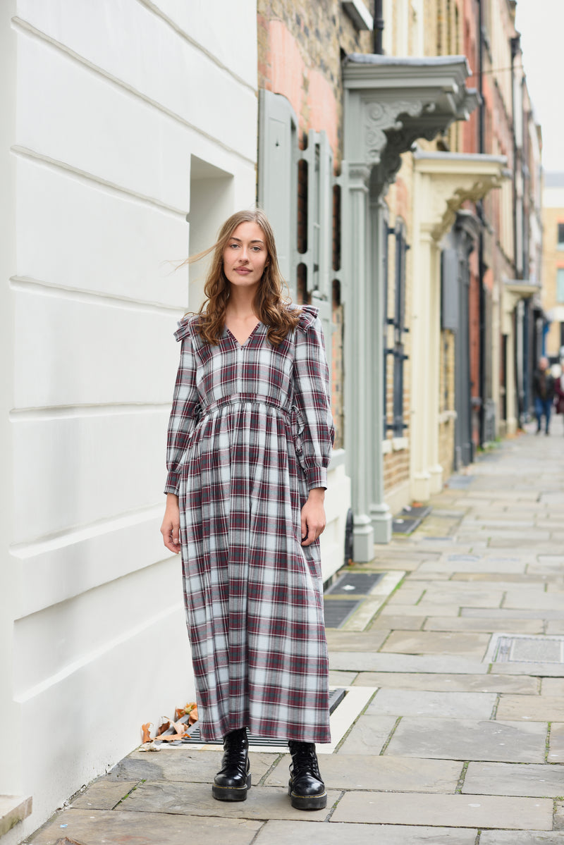 Jessica Tartan Dress by Minkie Studio