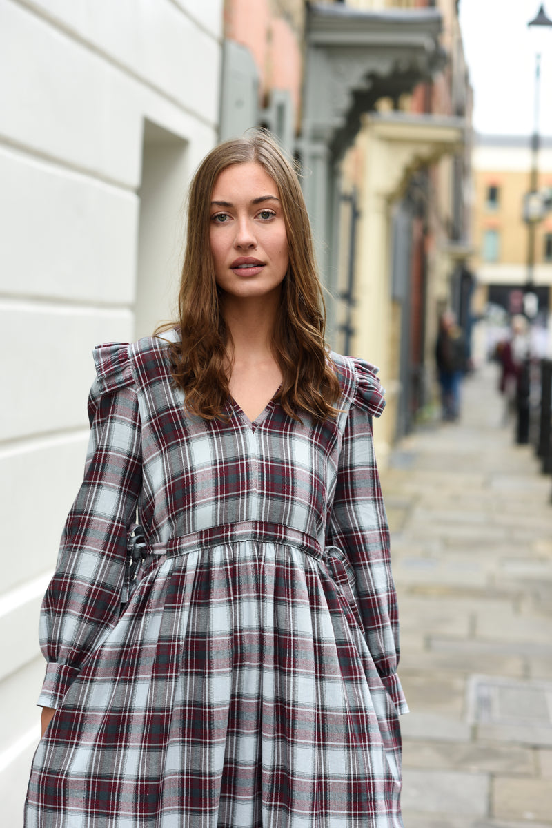 Jessica Tartan Dress by Minkie Studio